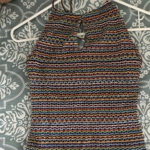 Multi peak-a-Boo Top